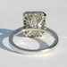 IGI Certified 3.67 Carat Diamond Engagement Ring 14kt Solid Gold W/ IGI Laser Inscription