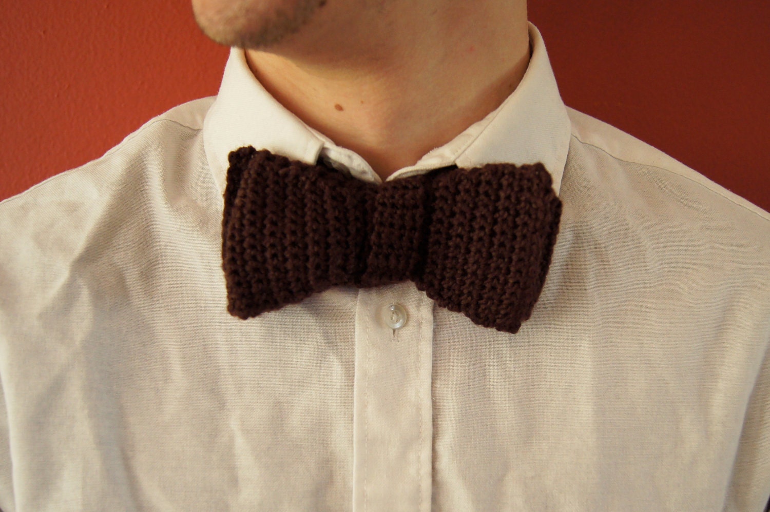 Crocheted Non-pre-tied (Untied) Bow Tie (Choose Your Color)