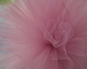 Rosy Mauve Tulle poms Medium