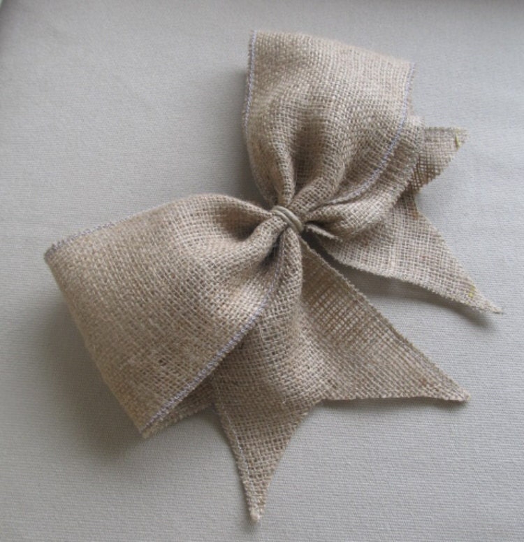 Burlap Bow extra large/  need more let us know