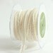 May Arts - Ivory Lace Ribbon with Pearl Center - 1 Yard