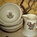 Pfaltzgraff Village Pattern Cream Pitcher and four bowl breakfast set Free Shipping