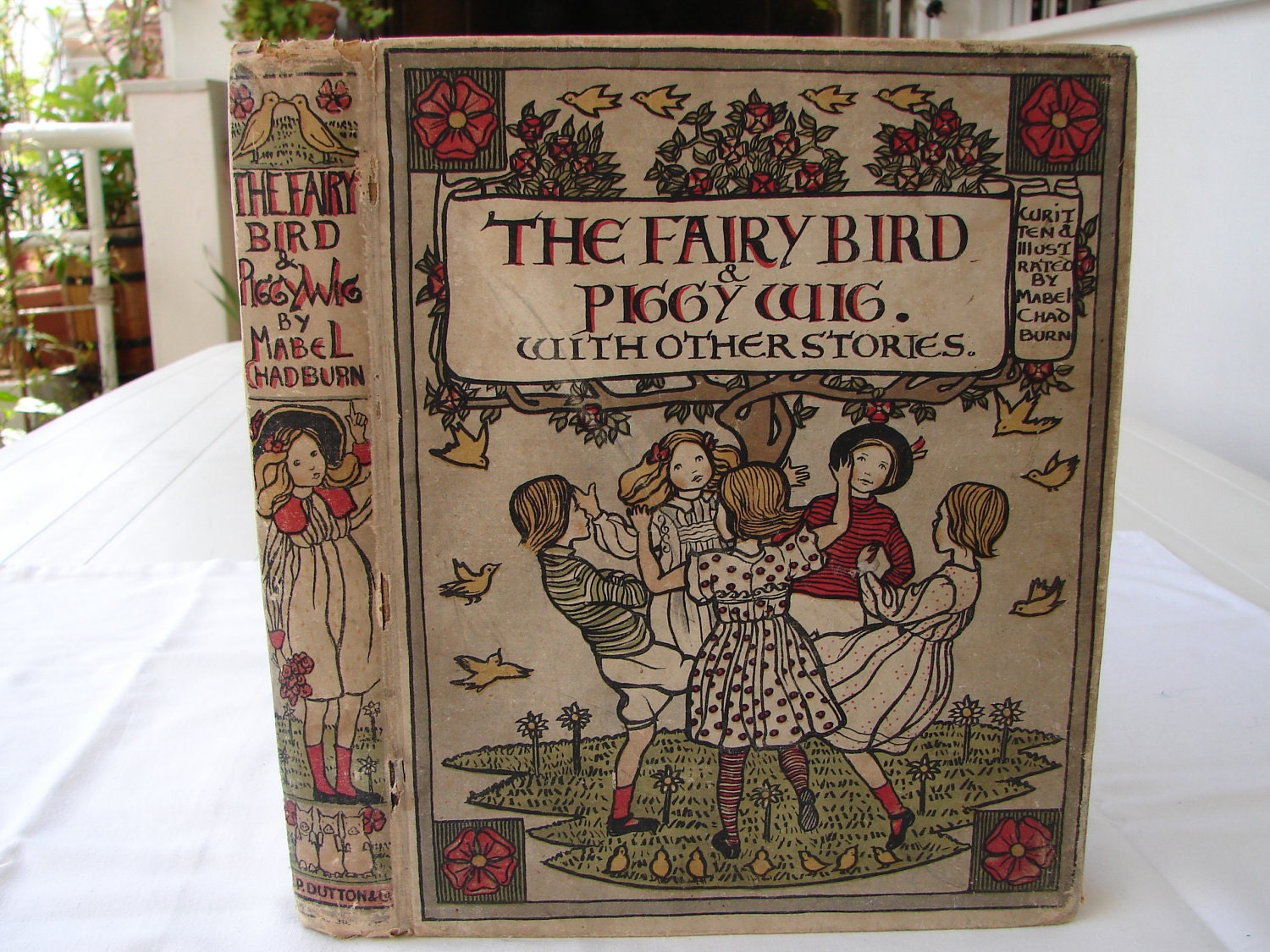 Scarce-The Fairy Bird and Piggy Wig,1905, Mabel Chadburn