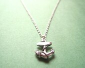 Nautical Anchor Charm Necklace - Silver Seas Anchor Pendant Necklace