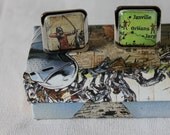 Joan of Arc/Medieval themed cufflinks//History// History Cufflinks