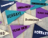 8 wedding  Send-Off Flags for End of Wedding Ceremonies
