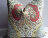 Kravet "Latika" Ikat Decorative Pillow Cover 20X20-BOTH SIDES-Home Decor Fabric-Throw Pillow-Accent Pillow-Living Room Pillow-Throw Pillow