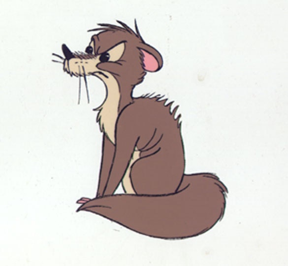Chuck Jones Original Animation Production cel 1975 Rikki Tikki Tavi RARE Large cel