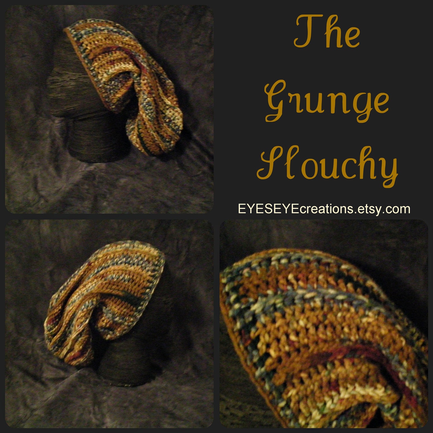 slouchy, slouchie, grunge, colorful, natural, dreadlock, long hair - THE GRUNGE SLOUCHY