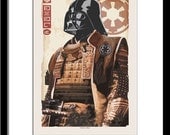 LIMITED EDITION-Darth Vader- The Lord -13x19-star wars, movie, film, poster, print, gift, geek, geekery, scifi, samurai, men