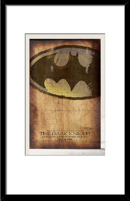 The Dark Knight- Movie Poster- 11x17- batman, comic, film, geek, geekery, retro, minimalist