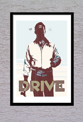 LIMITED EDITION- Drive- Movie Poster- 13x19- drive, movie poster, film, print, art, geek, geekery