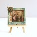 Wedding Love kiss framed picture shabby cottage chic the kiss mini picture