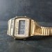 1970s gold plated Seiko A158 5059 A. alarm chronograph digital mens watch