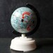 Tin Moon Globe Pencil Sharpener. Apollo 11 & 12 Landing Sites.