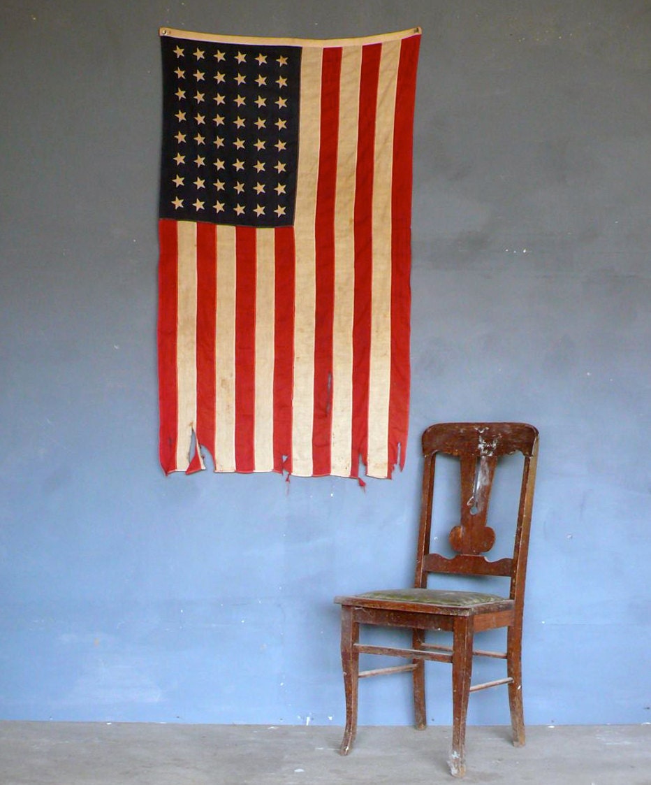48 star American flag.