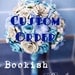 Reserved for Angela - Custom Paper Flower Wedding Bouquet Package Deposit
