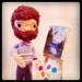 Bob Ross Crochet Amigurumi Pattern
