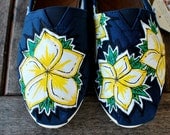 Plumeria TOMS shoes