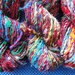 Banana silk yarn, art silk yarn, SOFT, vegan, multi