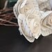 Rose Bouquet - Wedding Decor - 1 dozen paper roses from book pages