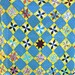 Vintage Hand Stitched Colorful Bright Star Stars Quilt