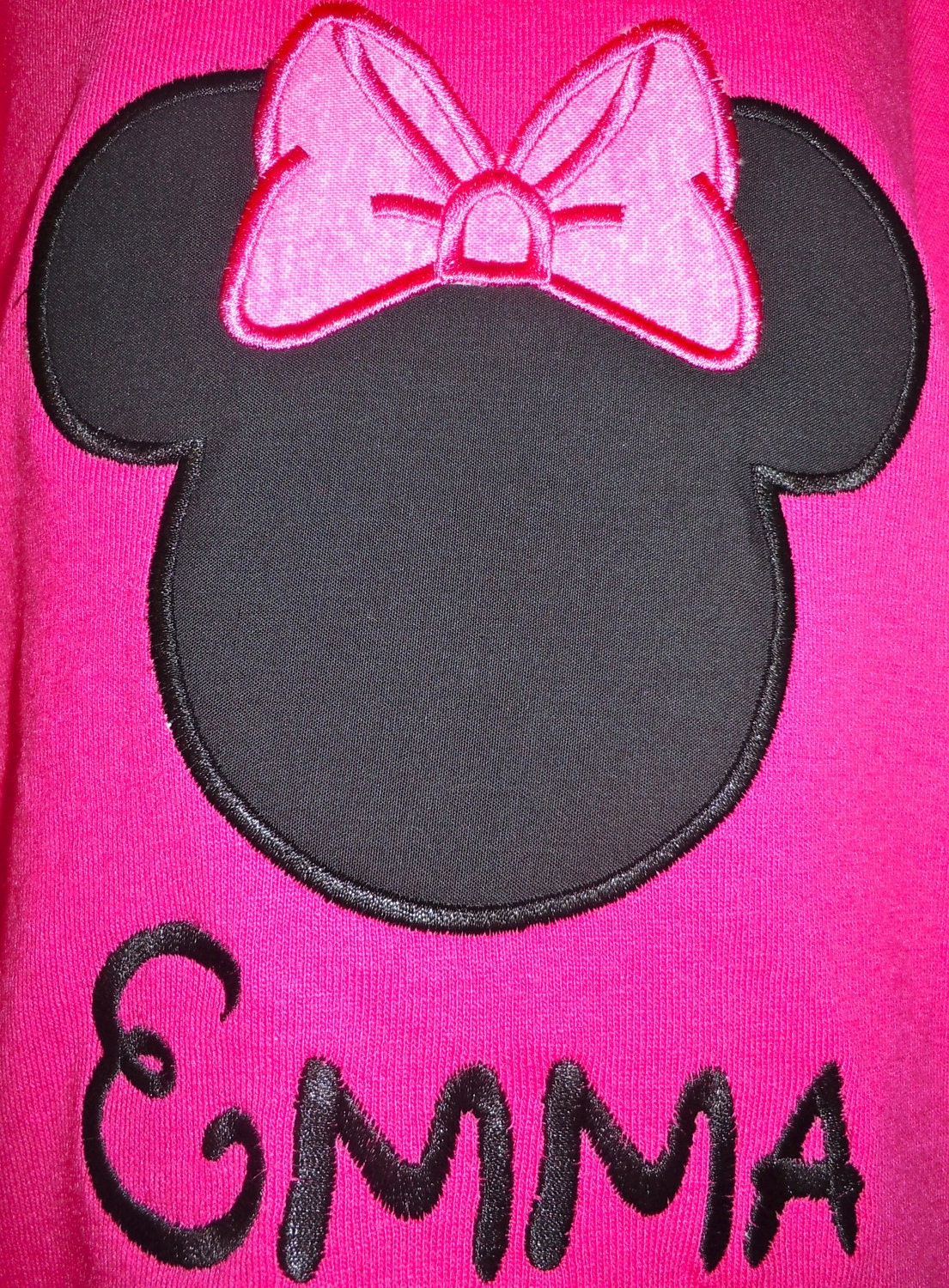 Minnie Mouse Applique Shirt