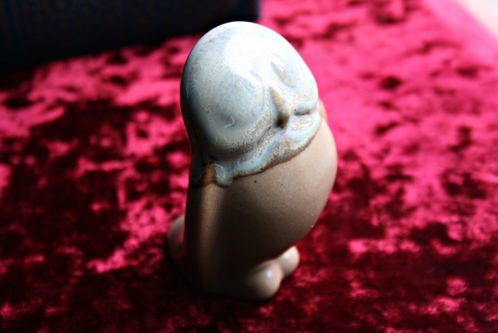 Abstract Owl Figurine
