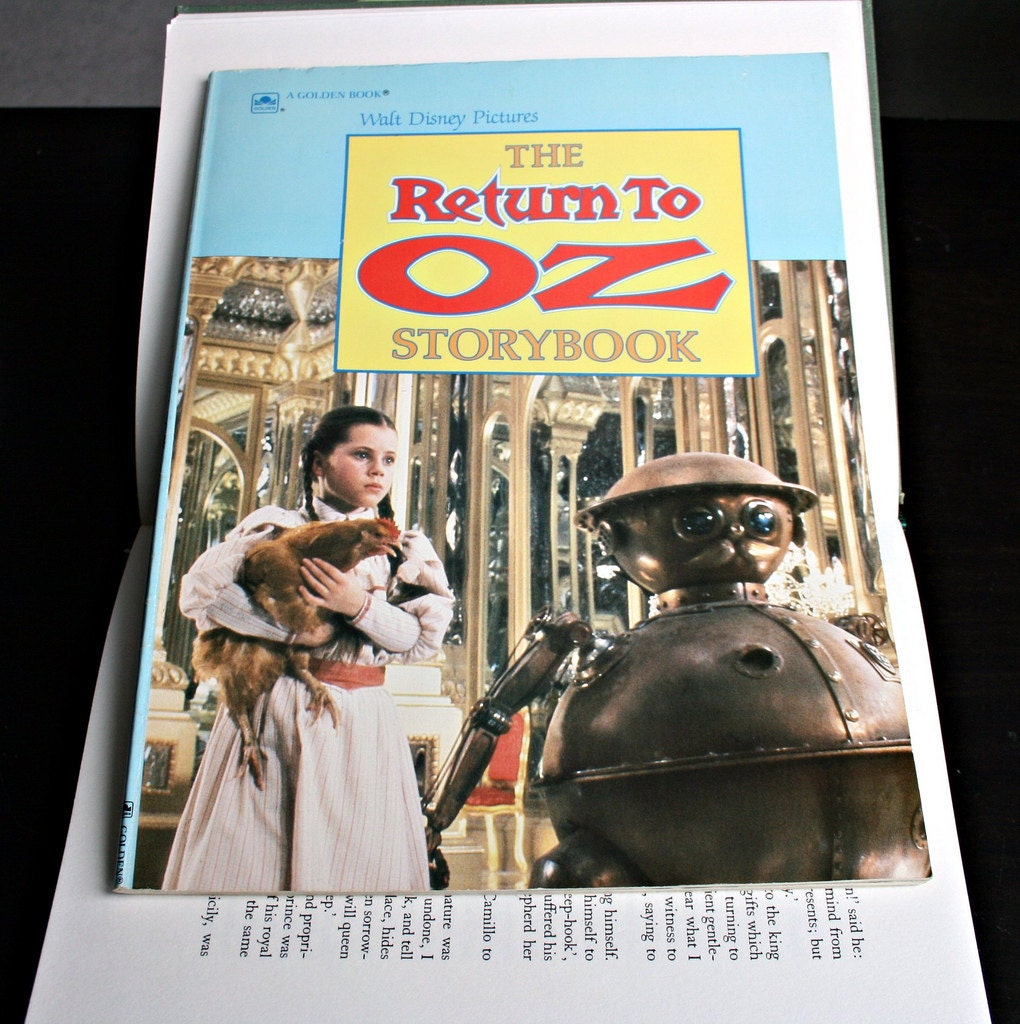 The Return to Oz - Storybook - Movie - Sequel to Wizard of Oz - Fairuza Balk - Disney