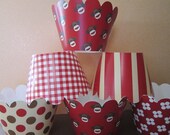 12 Brown & Red Sock Monkey Cupcake Wrappers Il_170x135