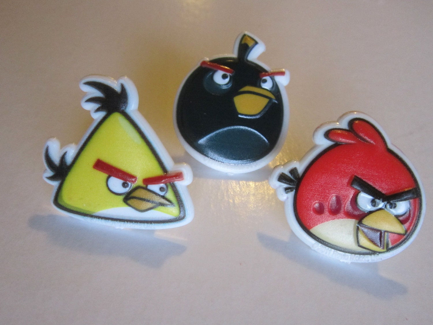 12 Angry Bird Cupcake Ring Toppers Il_170x135