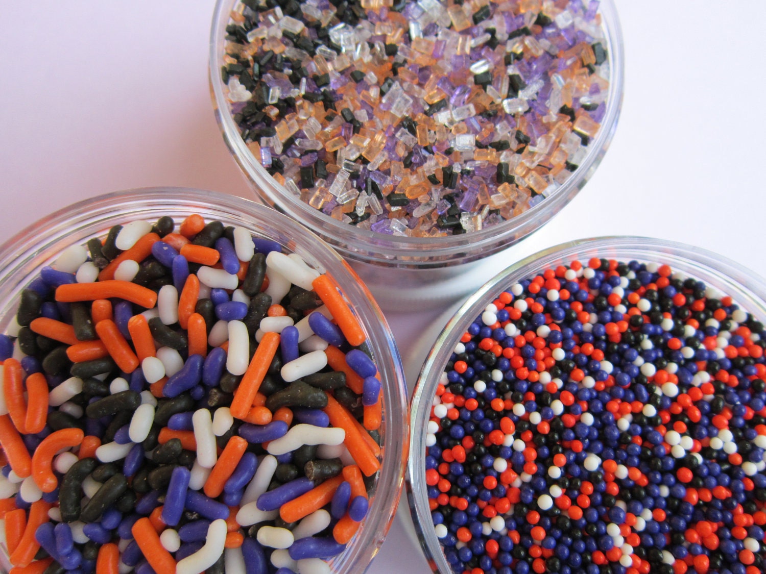 Purple Orange Black & White Sprinkles Il_570xn