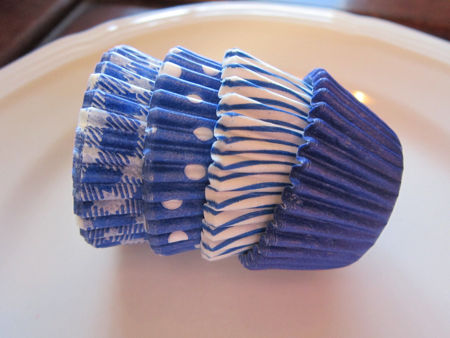 60 Assorted Blue Mini Baking Cup-Cake Pop-Candy Cup Il_570xn
