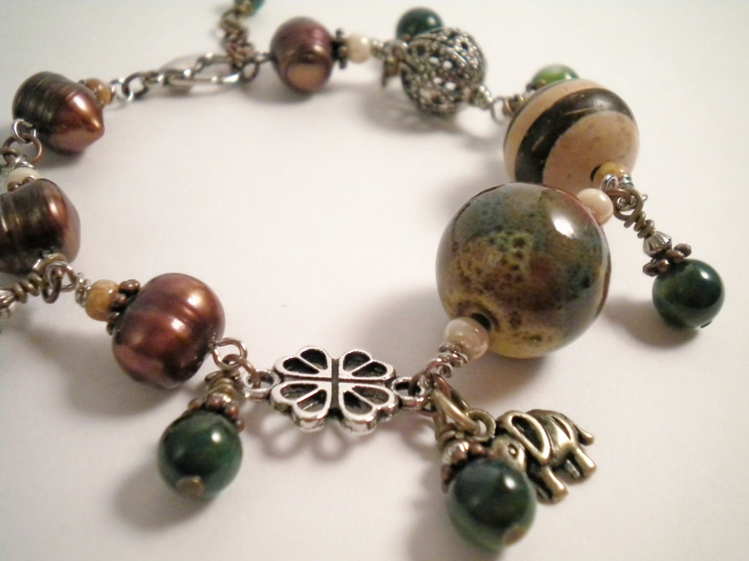 Down To Earth Natural Charm Bracelet