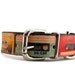 1.5" wide / CASSETTE / handmade dog collar / cool dogs