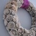 Wreath made of book pages