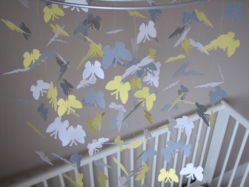 Custom order - Butterfly baby mobile
