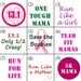 Fingerstache Mustache Temporary Tattoos. Set of 8. Color customizable. Movember.