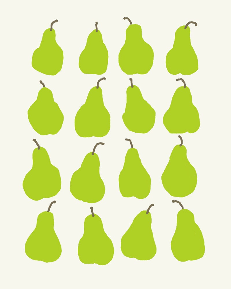 Fine Art Print.  Pears.  November 15, 2011.
