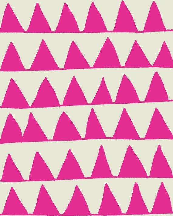 Fine Art Print.  Pink Triangles.  August 3, 2011.