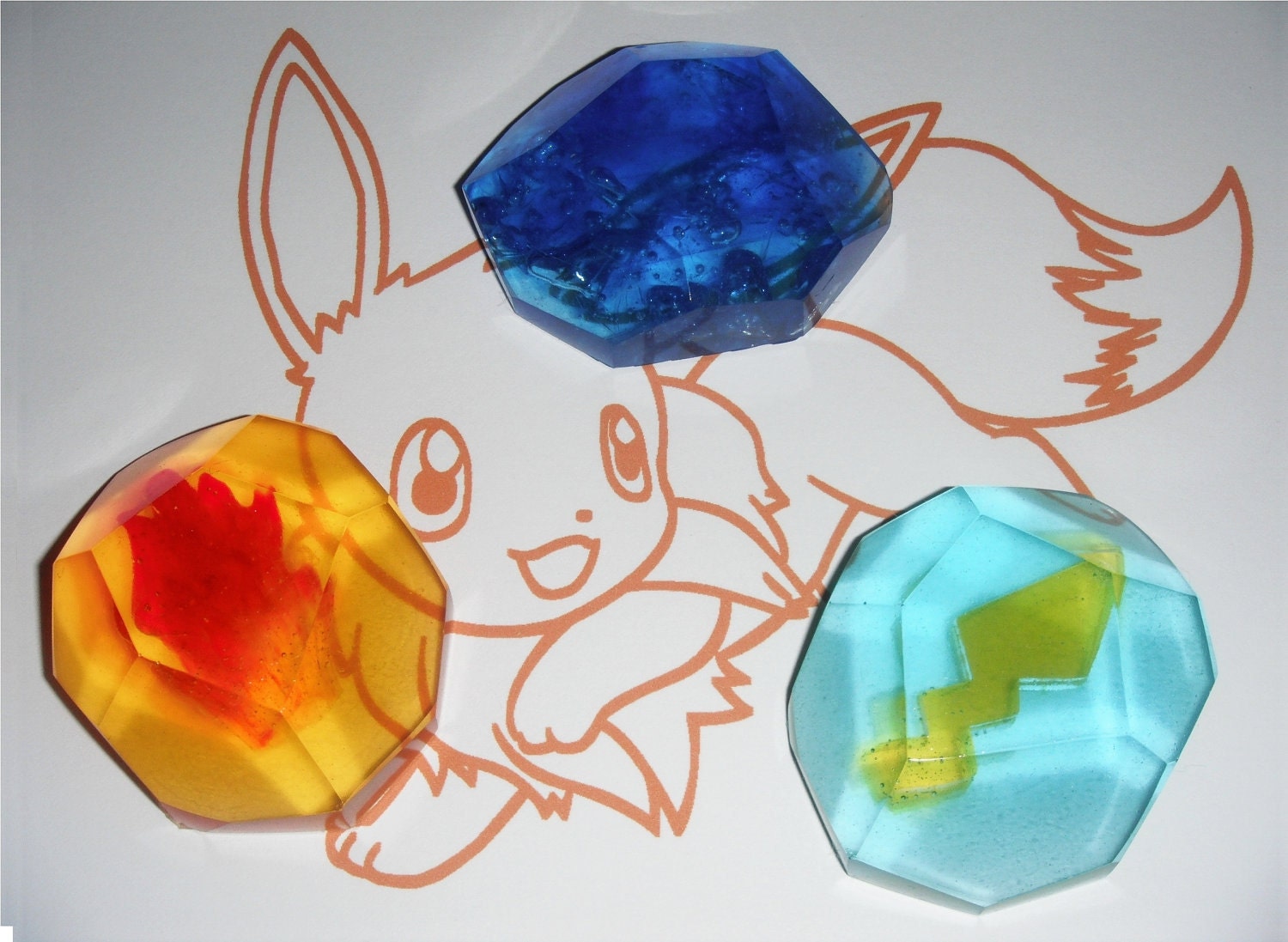 Eevee Evolution Stone Set - Pokemon