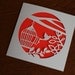 Papercut Card Bird flying from Cage - Light Grey and Red