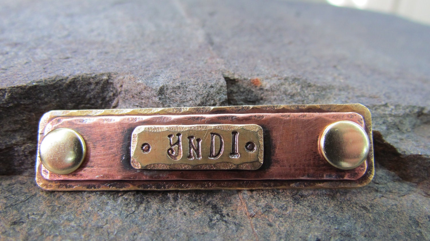 Pet ID tag - Horse Halter Tag - Pet tag - Dog collar Tag/tag - Halter/Bridle Tag/tag Brass  Copper