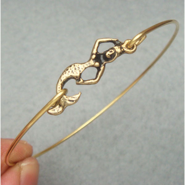 Mermaid Bangle Bracelet Style 4