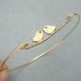 Two Birds on Branch Bangle Bracelet