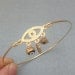 Evil Eye Bangle Bracelet Style 3
