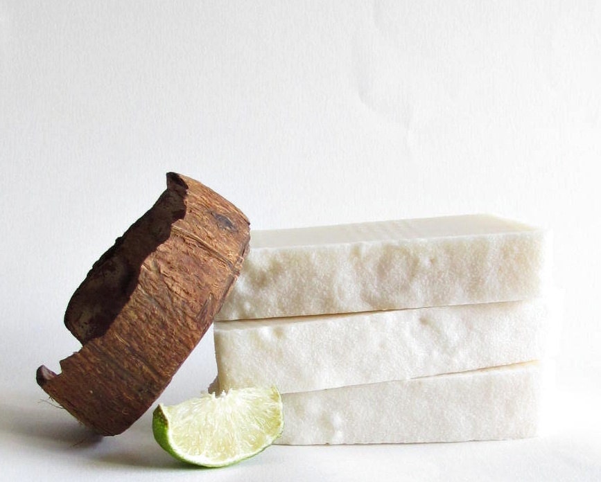 Coconut Lime Verbena Soap Cold Process - SouthernTwistedSoaps