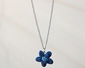 Forget-me-not Flower Charm necklace