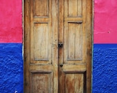 Door Photograph - Colorful Urban Photograph in Bogota, Colombia - 8 x 10 Print