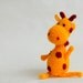 Giraffe Crochet toy soft gift for baby eco fiendly Handmade